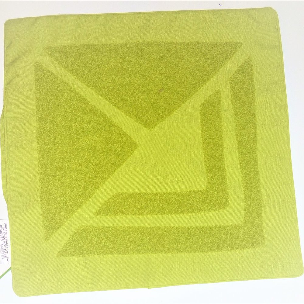 4PC THROW PILLOW COVERS LIME GREEN GLOBAL ORIGINS